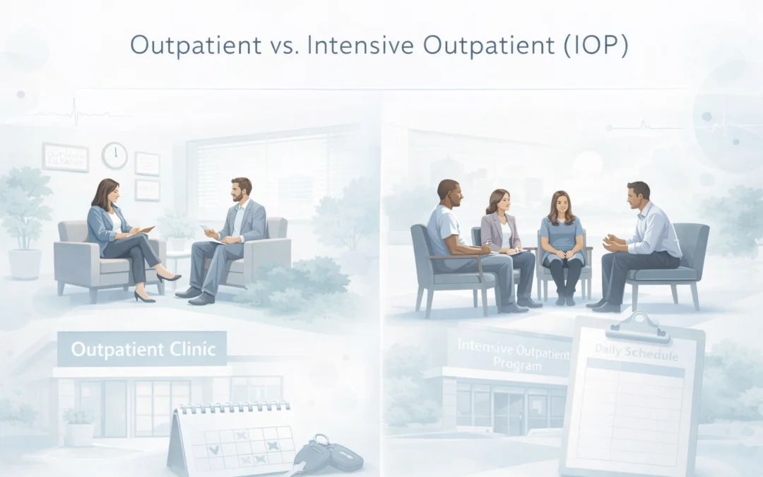 The Difference Between Outpatient and Intensive Outpatient Treatment
