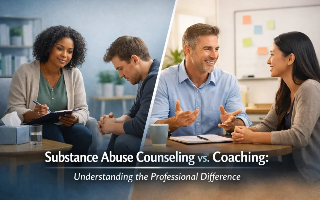 Substance Abuse Counseling vs. Coaching: Understanding the Professional Difference